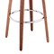 Armen Living Daxton 30" Cream Faux Leather and Walnut Wood Bar Stool LCDXBAWACR30 - alternate 3